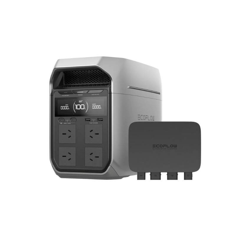 DELTA 3 Plus Portable Power Station for DELTA 3 Plus 800W and 500W Alternator Charger