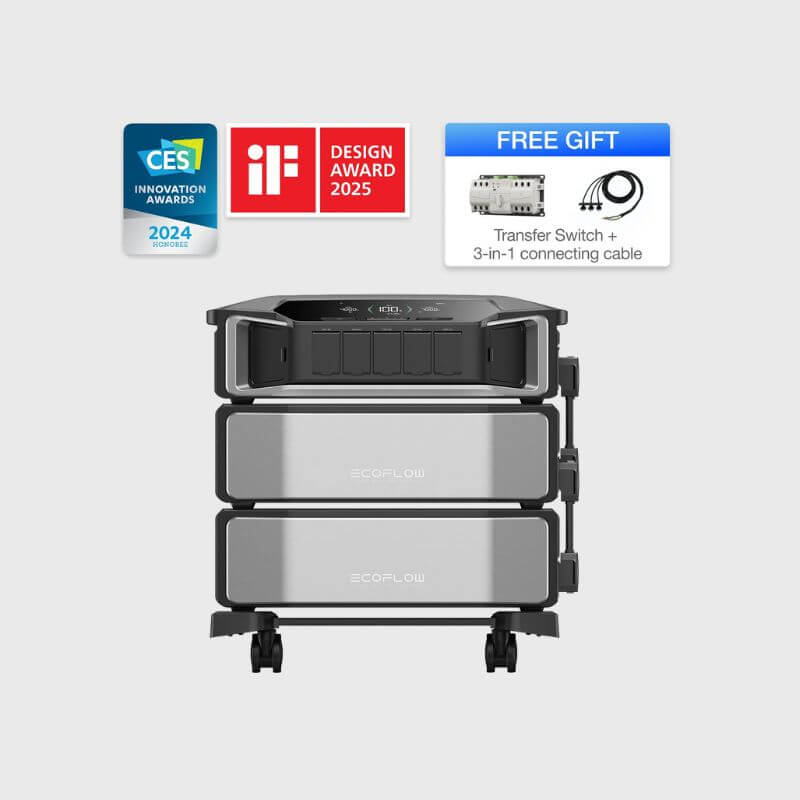 DELTA Pro Ultra Whole-Home Backup Battery DELTA Pro Ultra Inverter + Battery*2 (12kWh 6900 / AC Output)