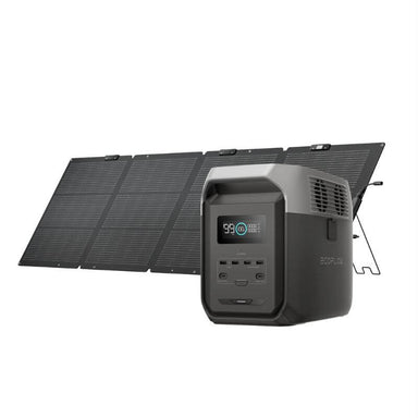 DELTA 3 (1500) Portable Power Station Solar Generator (Bi-facial PV220W)