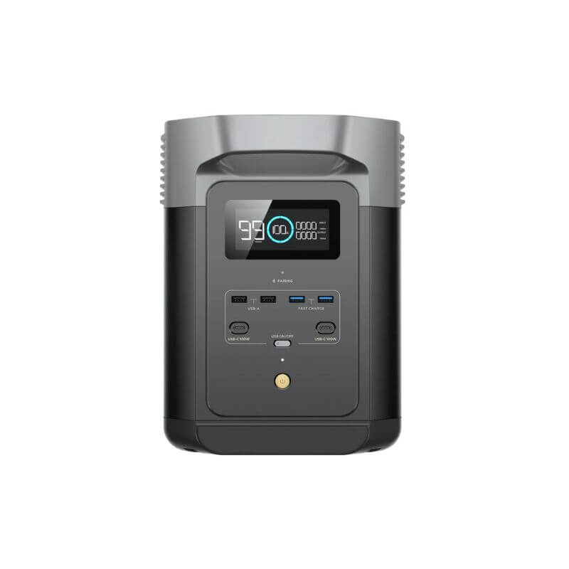 EcoFlow DELTA 2 Portable Power Station Front View Main Image