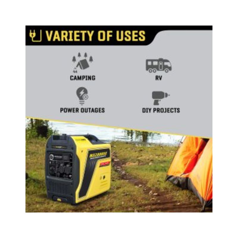 MaxWatt MX2800ISE 2800W Pure Sine Digital Inverter Generator