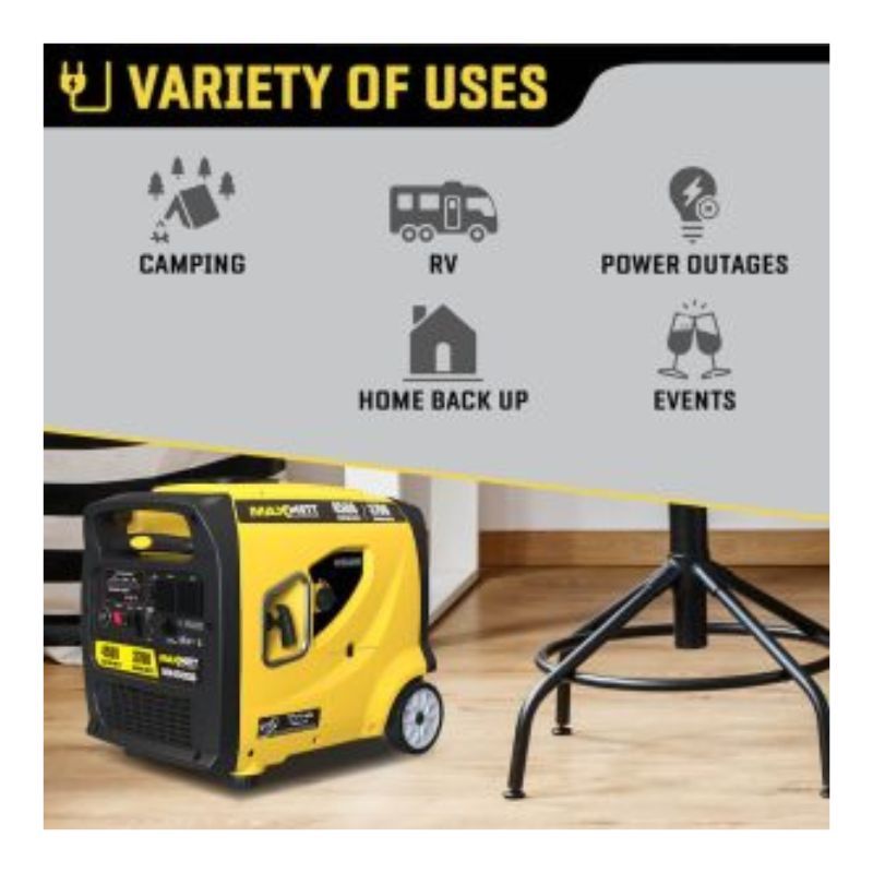 MaxWatt MX4500IS 4500W Pure Sine Wave Digital Inverter Generator