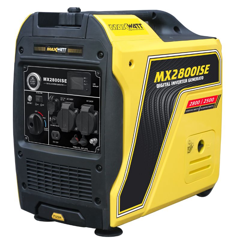 MaxWatt MX2800ISE 2800W Pure Sine Digital Inverter Generator
