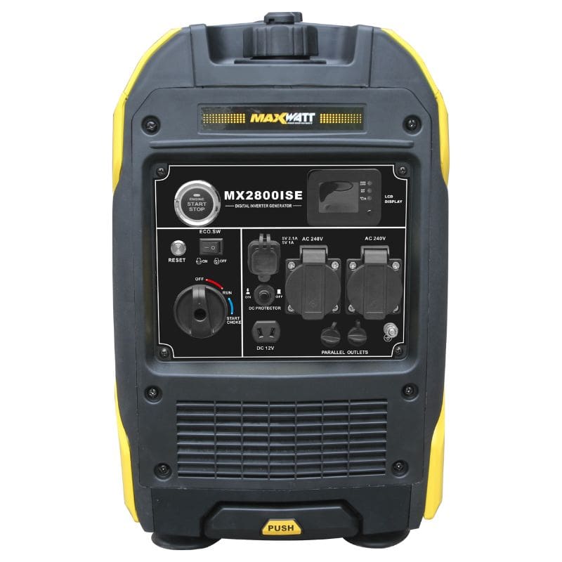 MaxWatt MX2800ISE 2800W Pure Sine Digital Inverter Generator