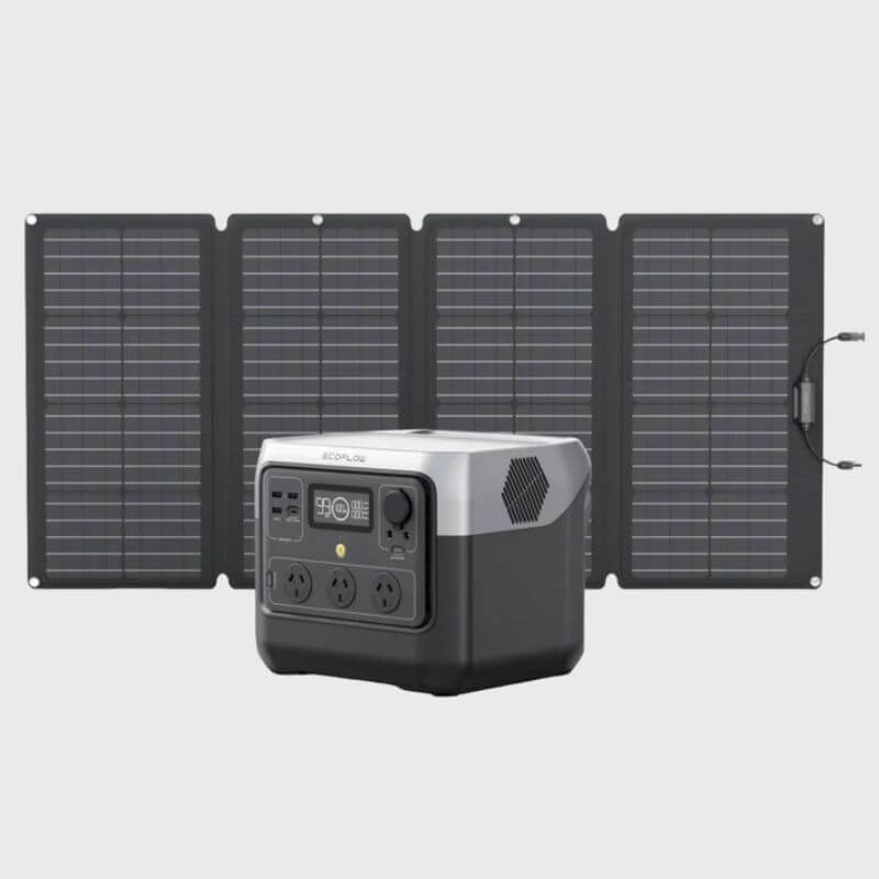 RIVER 2 Pro (700) Portable Power Station+ Single-facial and Bi-facial 160W SP