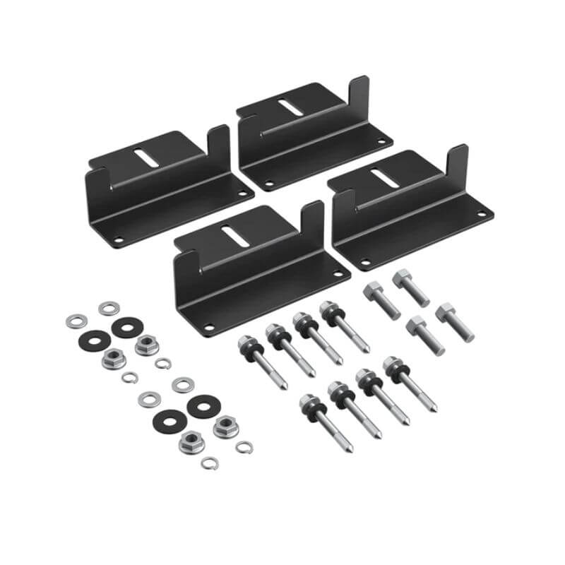 100W Rigid Solar Panel mounting set