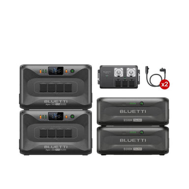 BLUETTI 2Apex 300 + 2B300K + Hub A1  Home Battery Backup main image