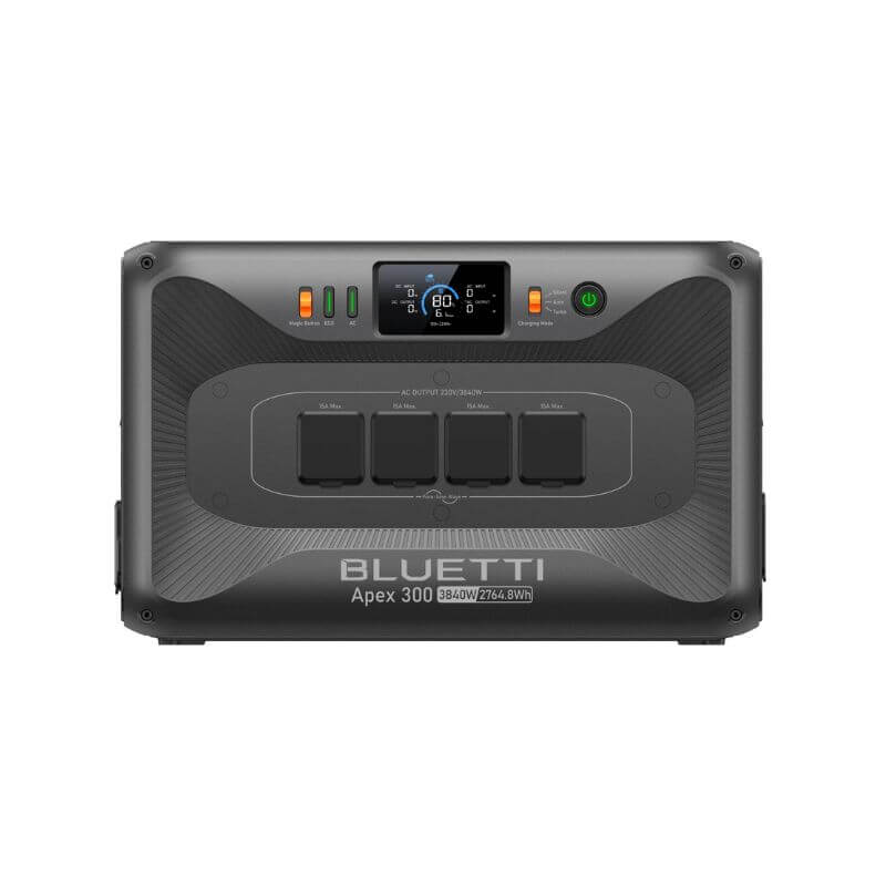BLUETTI Apex 300 + 2*B300K Expansion Batteries | Home Battery Backup front view