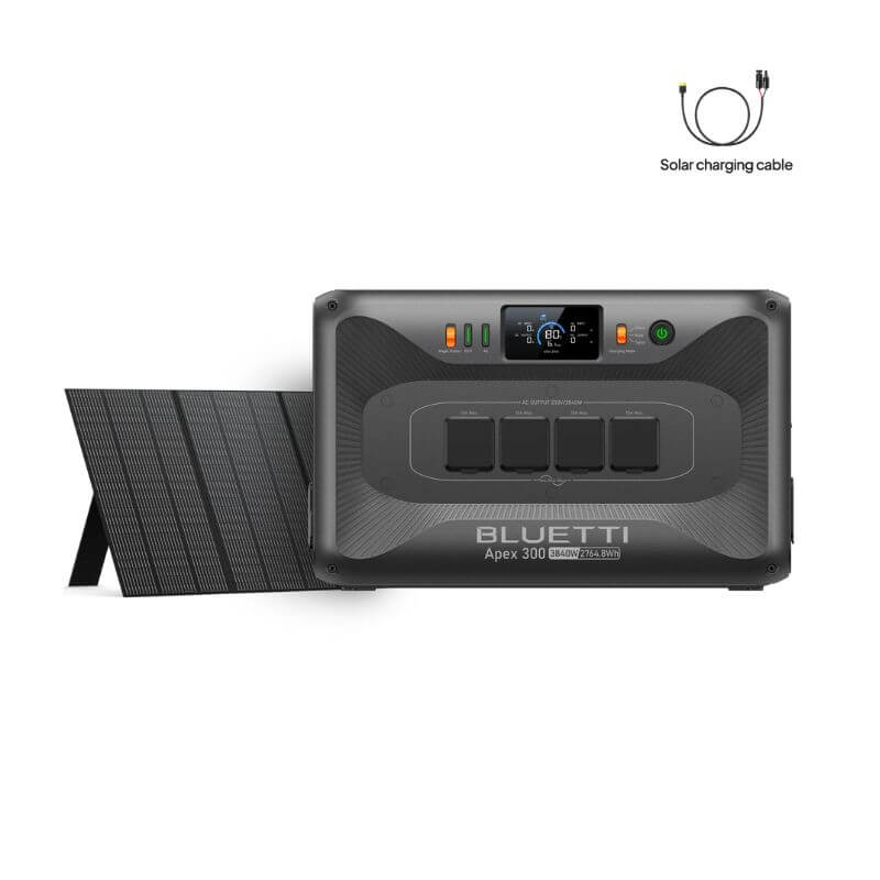 BLUETTI Apex 300 + 350W Solar Panel | Home Battery Backup main image