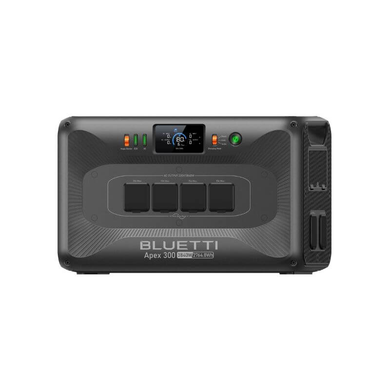 BLUETTI Apex 300 + Hub D1  Home Battery Backup rigt front view
