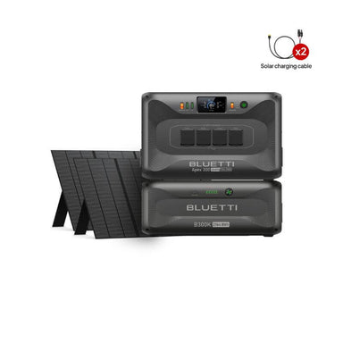 BLUETTI Apex 300 + B300K + 2PV350 Solar Panels   Home Battery Backup main image