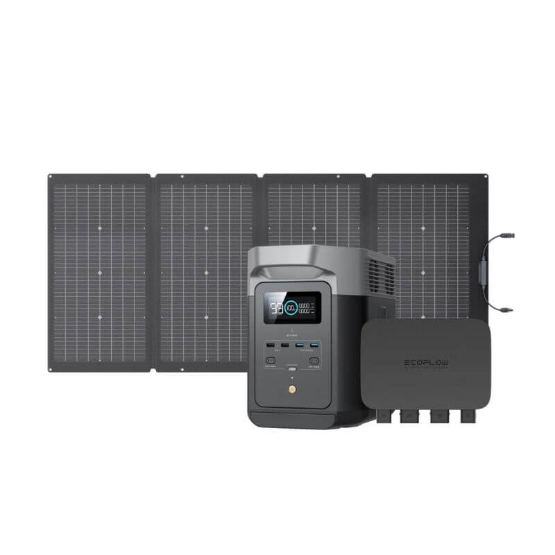 DELTA 2 + 800W Alternator Charger + Bi-facial 220W SP