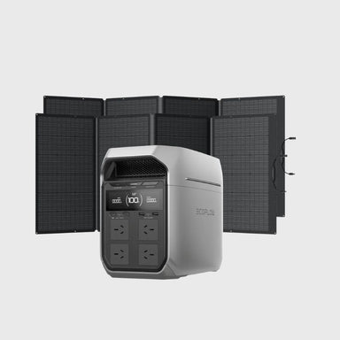 DELTA 3 Plus Solar Generator (PV 400W) SP*2 - front view
