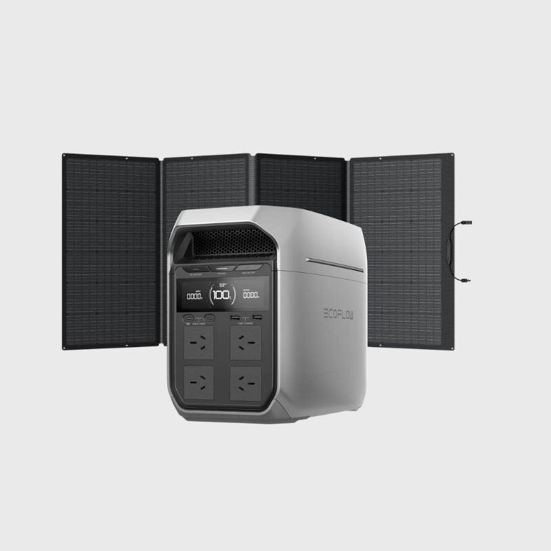 DELTA 3 Plus Solar Generator (PV 400W) SP front view