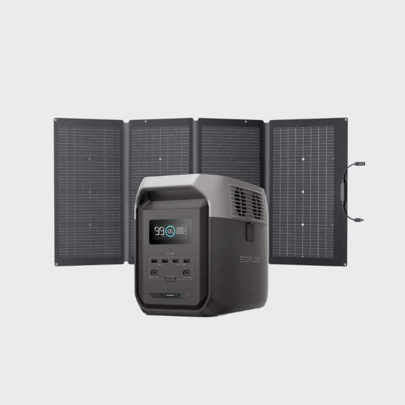 DELTA 3 (1500) Solar Generator (PV220W) front view 