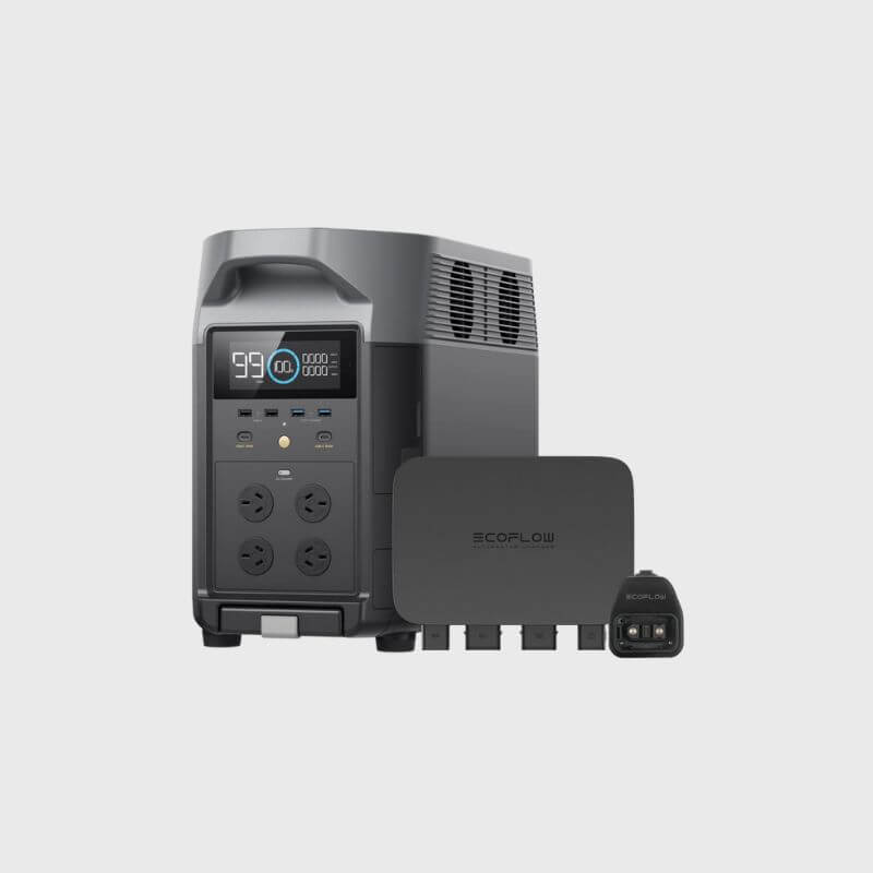 DELTA Pro Portable Power Station + 800W Alternator Charger (with Adapter Included)