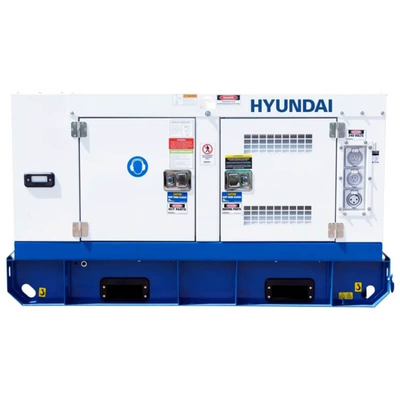 DHY9KSEM-HYUNDAI-11kVA-SINGLE-PHASE-GENERATOR on a white background.