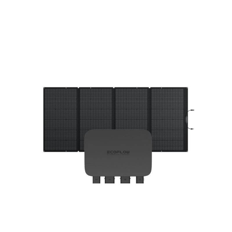 EcoFlow 800W Alternator Charger with solar panel