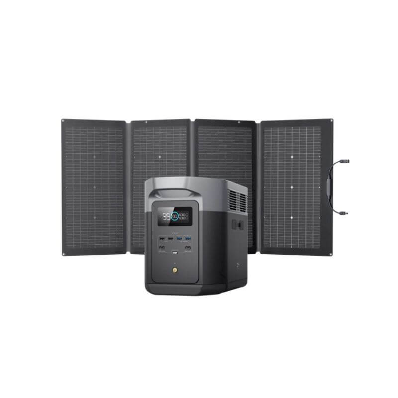 EcoFlow DELTA 2 Max (1900) Solar Generator (PV220W) front view