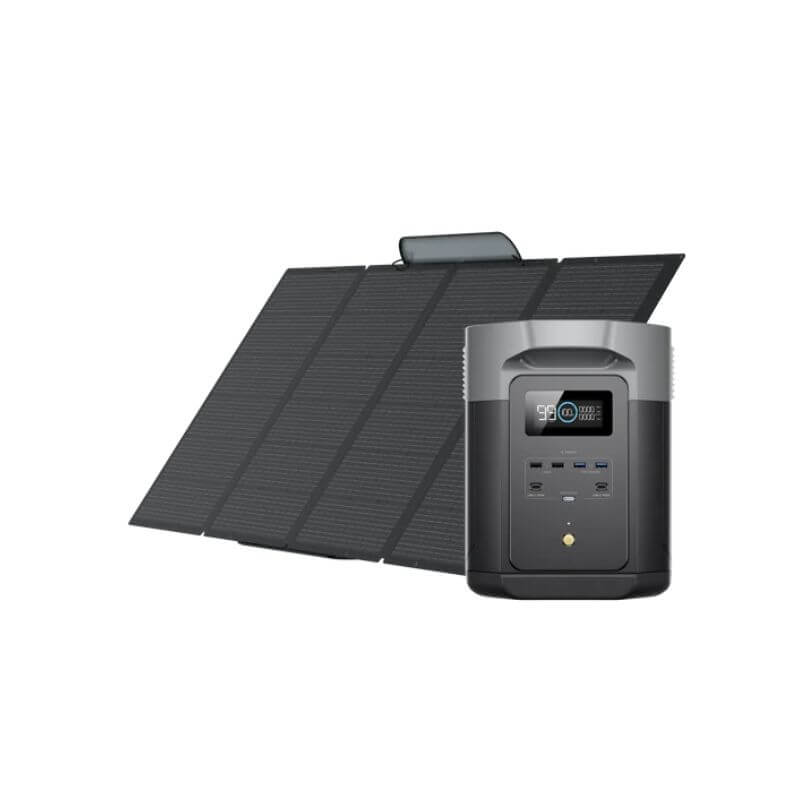 EcoFlow DELTA 2 Max Solar Generator PV400W front view