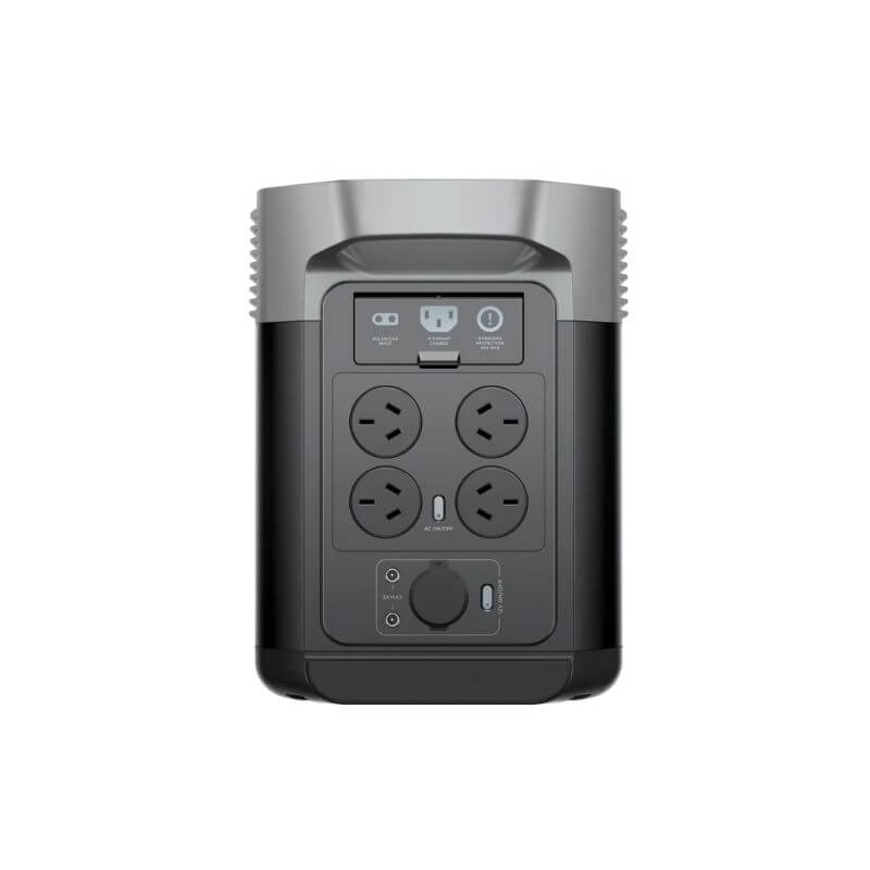 EcoFlow DELTA 2 (950) Portable Power Station back view outlets