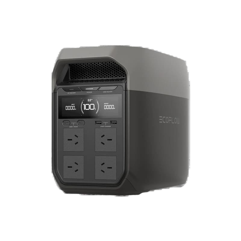 EcoFlow DELTA 3 Portable Power Station  - angular view of power station