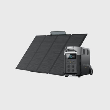 EcoFlow DELTA Pro Solar Generator (PV400W) - front view