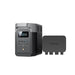 EcoFlow DELTA 2 + 800W Alternator Charger angle view