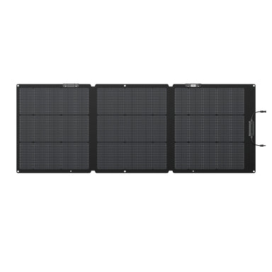 EcoFlow NextGen 160W Portable Solar Panel (Single-Facial)-frontal view on a white bg