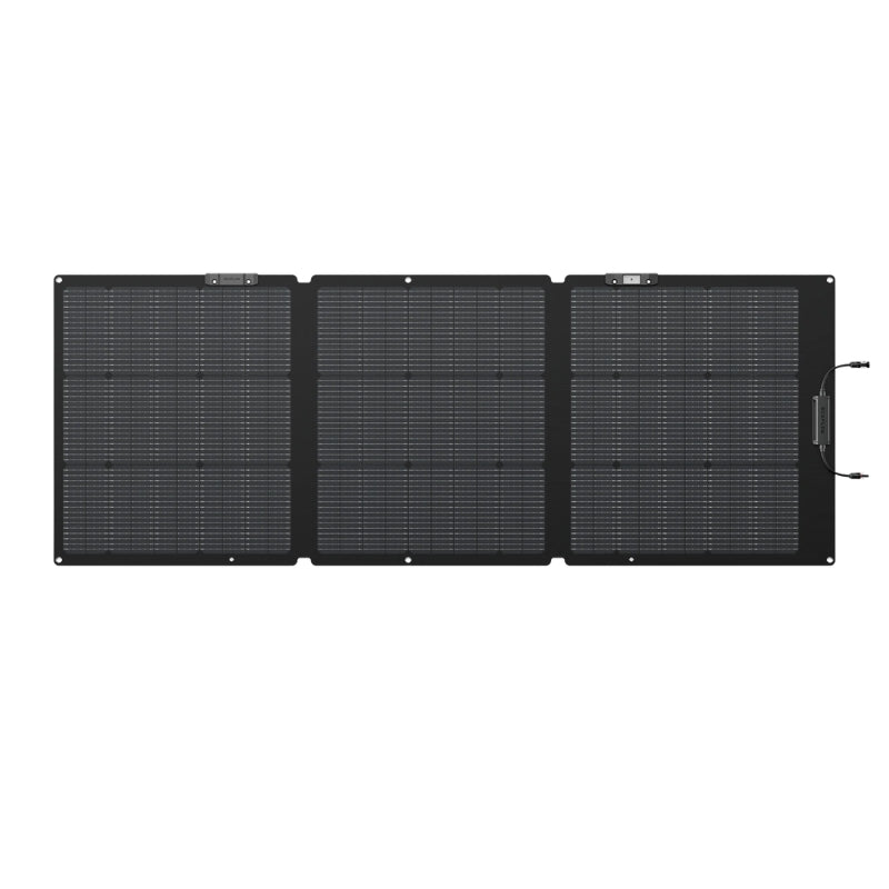 EcoFlow NextGen 160W Portable Solar Panel (Single-Facial)-frontal view on a white bg