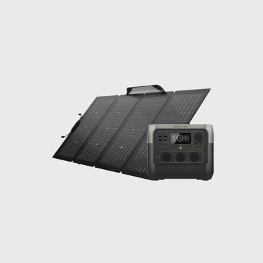 EcoFlow RIVER 2 Pro Solar Generator (PV220W) Bi-facial and Single-facial