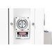 Hyundai 22kVA Three Phase Diesel Generator, image of the 415V power outlet on a white background.