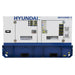 Hyundai 34kVA Three Phase Diesel Generator frontal view on a white background.