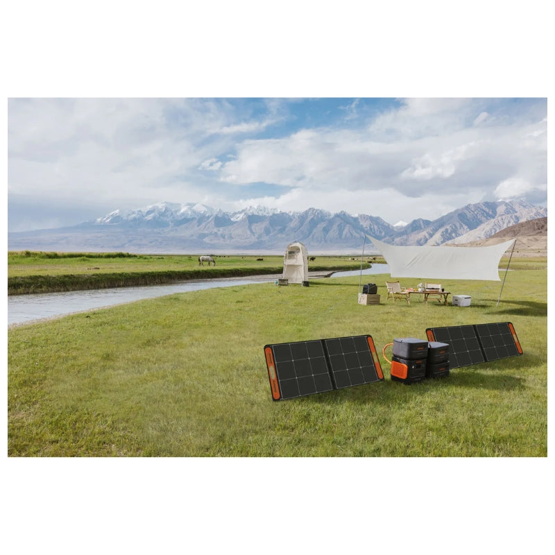 Jackery Battery Pack 1000 Plus -camp site setup