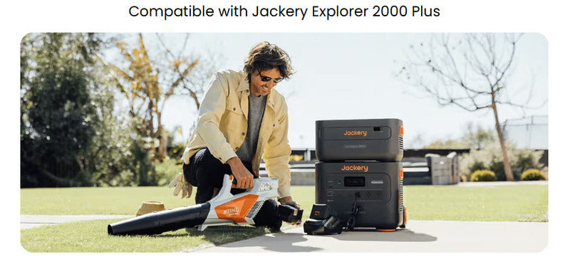 Jackery Battery Pack 2000 Plus-power station compatible.