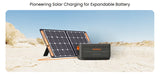 Jackery Battery Pack 2000 Plus- solar charging setup