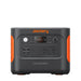 Jackery Explorer 1000 Plus Portable Power Station frontal view with handles down on a white background.