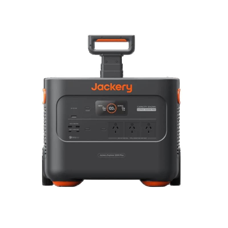 Jackery Explorer 2000 Plus Portable Power Station on a white background