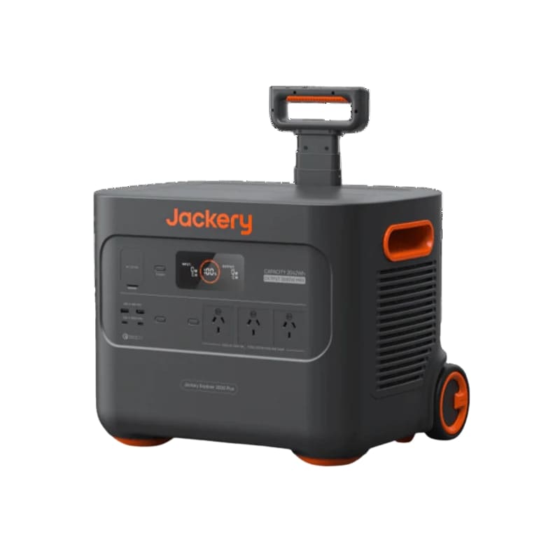 Jackery Explorer 2000 Plus Portable Power Station on a white background.