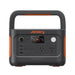 Jackery Explorer 600 Plus Portable Power Station with handles up, on a white background.