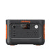 Jackery Explorer 600 Plus Portable Power Station with handles down, on a white background.