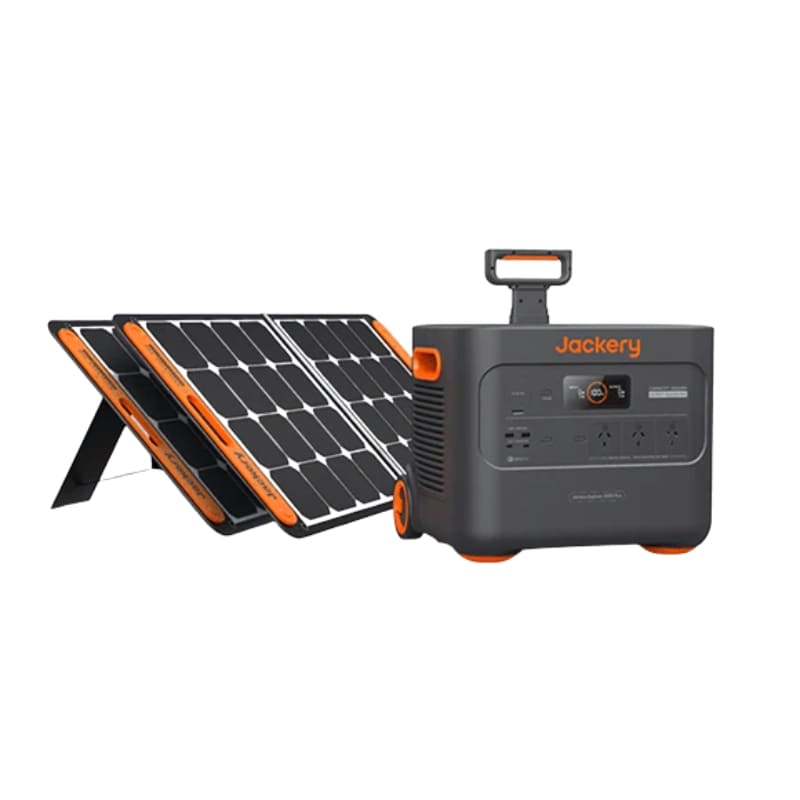 Jackery Solar Generator 2000 Plus - explorer plus + Solarsaga 100W x 2