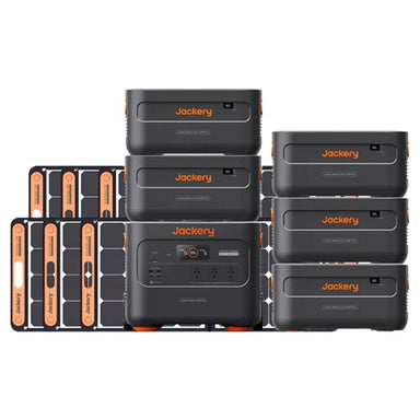 Jackery Solar Generator 2000 Plus kit (12kWh + Solarsaga 100W x 6)