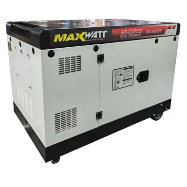 MX15000DSE MaxWatt air-cooled diesel generator on a white background