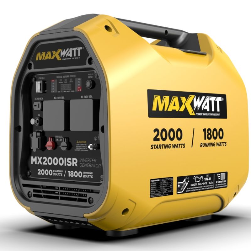 MaxWatt MX200ISR 2000W Petrol Inverter Generator