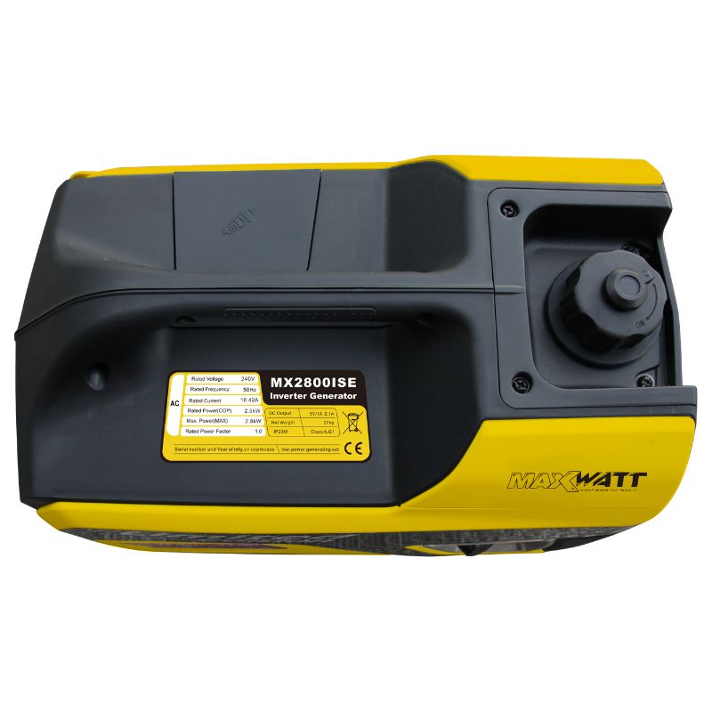 MaxWatt MX2800ISE 2800W Pure Sine Digital Inverter Generator