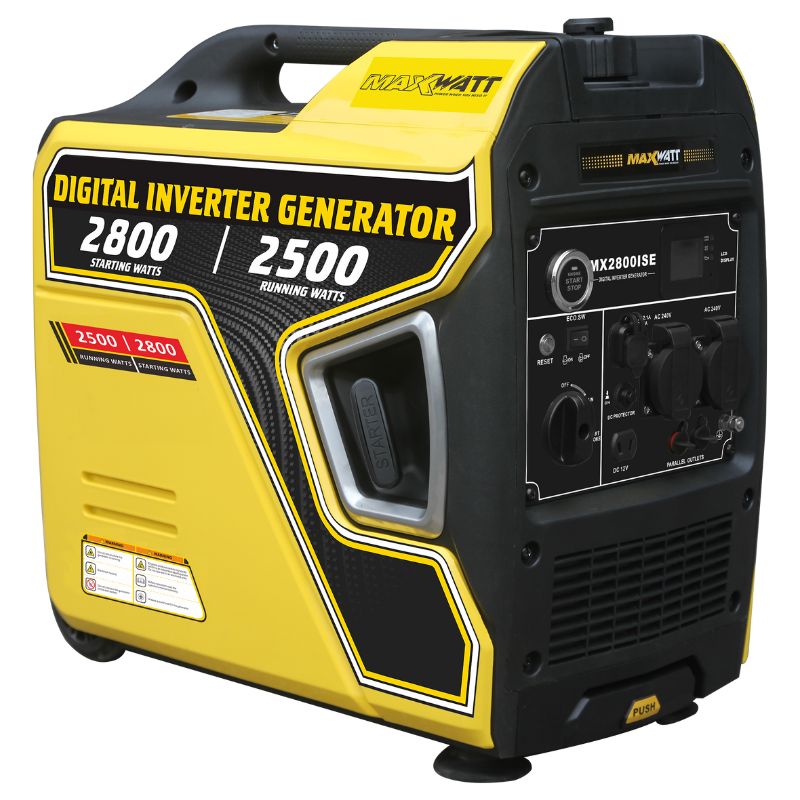 MaxWatt MX2800ISE 2800W Pure Sine Digital Inverter Generator