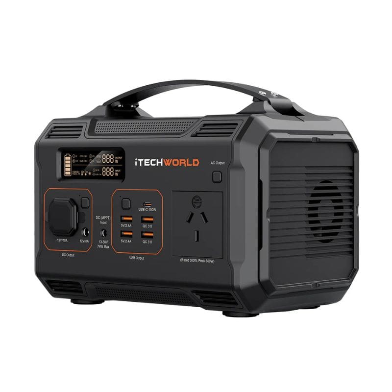 PS300 Portable Lithium Power Station Left View