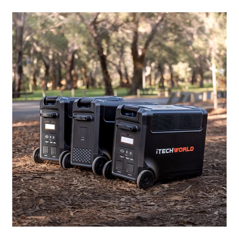 3 units of PS3600 Pro Portable Power station in Nature