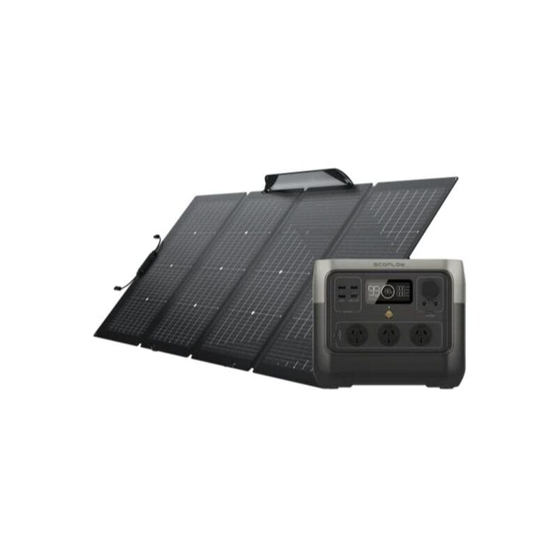 RIVER-2-Pro-Portable-Power-Station-Bi-facial PV200W - front view